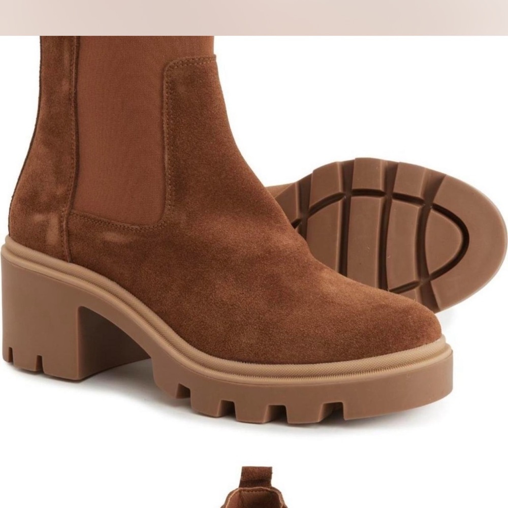Women's Brown Suede Ankle Boots
